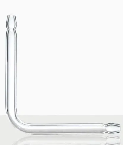 CONEXÃO DE VIDRO EM L