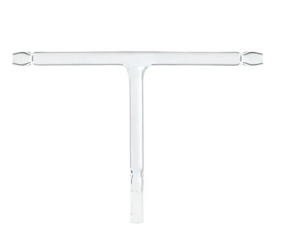 CONEXÃO DE VIDRO EM  T