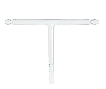 CONEXÃO DE VIDRO EM  T