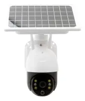 Câmera Segurança Bateria Solar, Wifi Ip66, Full Hd Cor Preto-Branco