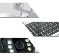 Câmera Segurança Bateria Solar, Wifi Ip66, Full Hd Cor Preto-Branco - Foto 2