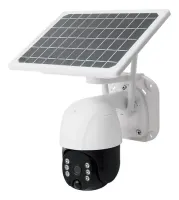 Câmera Segurança Bateria Solar, Wifi Ip66, Full Hd Cor Preto-Branco - Foto 3