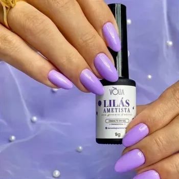 VÒLIA - Esmalte em Gel - Lilás Ametista - Secar em Cabine Led / UV - 9g - Foto 2
