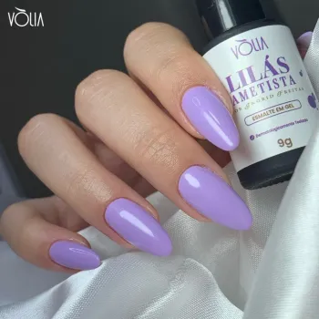 VÒLIA - Esmalte em Gel - Lilás Ametista - Secar em Cabine Led / UV - 9g