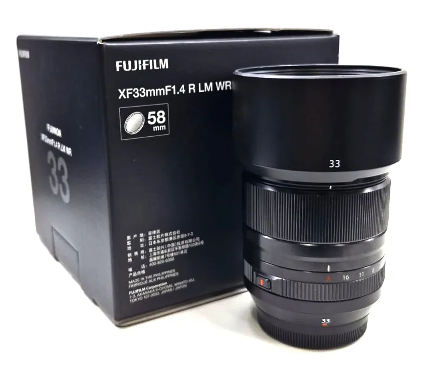 Lente Fujifilm XF 33mm F1.4 R LM WR - Usada