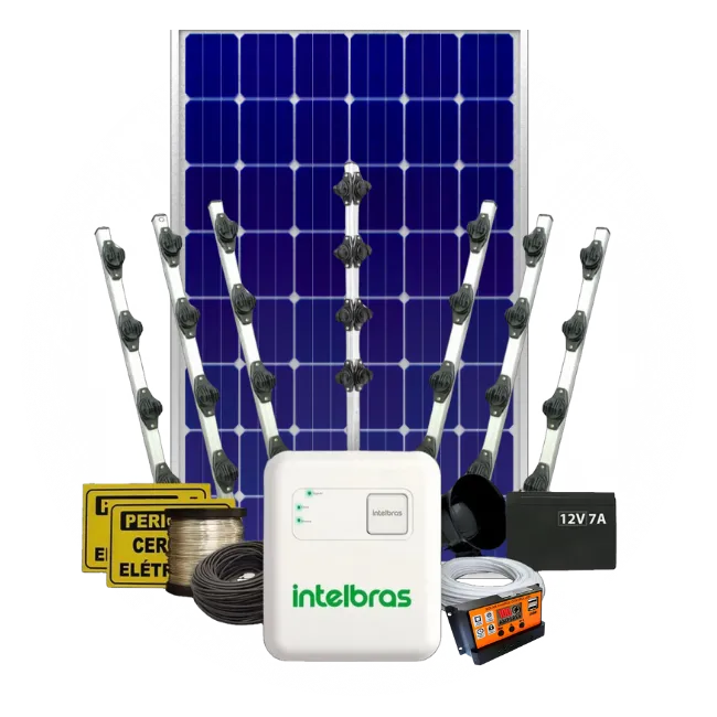 Kit Cerca Elétrica Intelbras Industrial 400 Metros - ENERGIA SOLAR