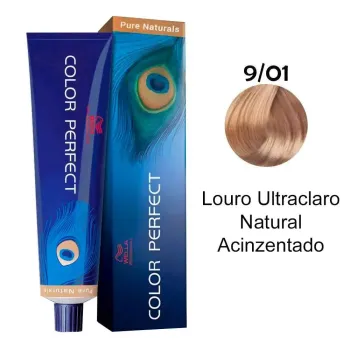 TINTA COLOR PERFECT 9/1 LR ULTRACLARO ACINZENTADO WELLA 60ML