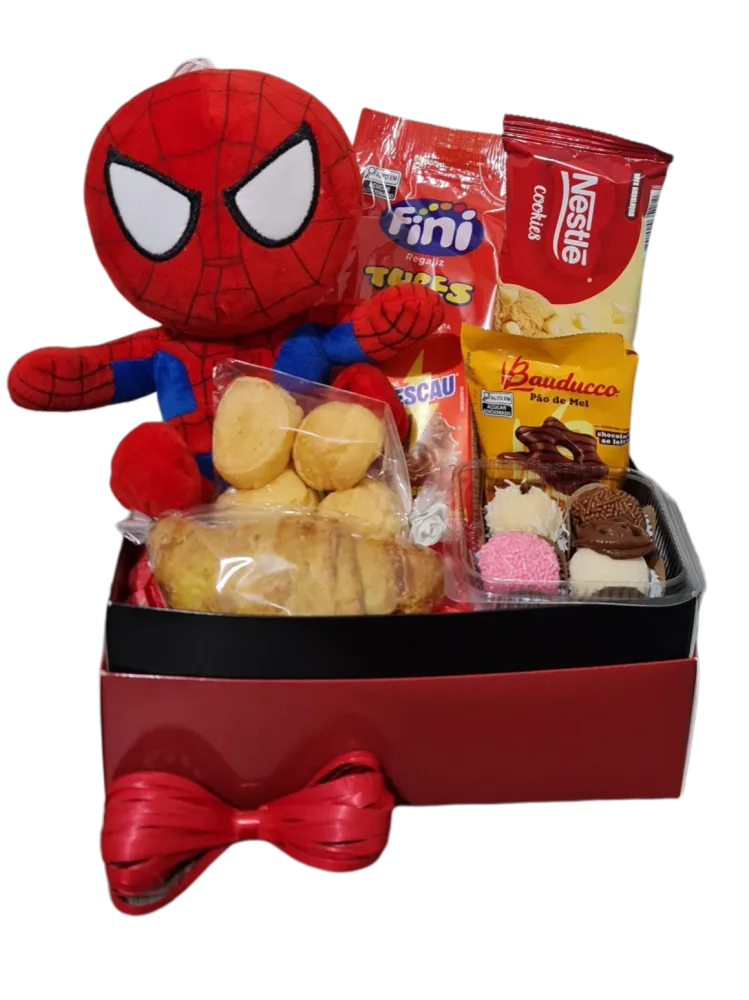 Cesta Doce Homem Aranha  Imagem