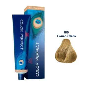 TINTA COLOR PERFECT 8/0 LR CLARO WELLA 60ML