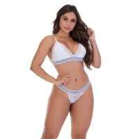 CONJUNTO COM ELÁSTICO COLORIDO SUPER CONFORTÁVEL E SENSUAL - THAYLA.                                                                                              LIBYSEXSHOP