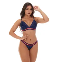 CONJUNTO COM ELÁSTICO COLORIDO SUPER CONFORTÁVEL E SENSUAL - THAYLA.                                                                                              LIBYSEXSHOP - Foto 3