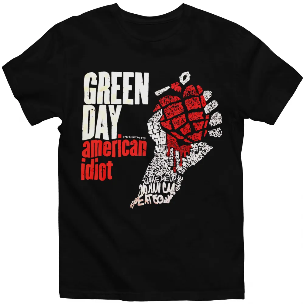 CAMISETA PLUS SIZE GREEN DAY AMERICAN IDIOT 2025 Imagem