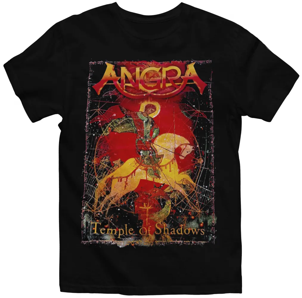 CAMISETA PLUS SIZE ANGRA TEMPLE OF SHADOWS Imagem