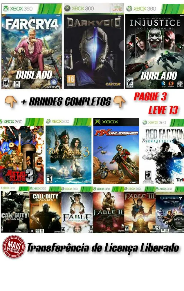 FARCRY 4 DUBLADO + LIGA DA JUSTIÇA + DARK VOID