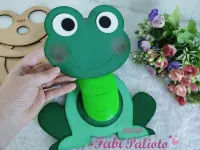 G1.900  Gabarito de Moldes  em MDF  Sapinho Estica Estica