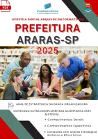 Apostila Prefeitura Araras SP Secretário de Escola 2025