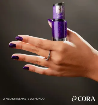 CORA - Esmalte Coleção Joias Lapidadas - Lazúli 542 - 10ml - Foto 2