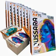 Papel Sulfite Jussara A4 75g/m²  Caixa 10 pcts