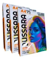 Papel Sulfite Jussara A4 75g/m²  Caixa 10 pcts - Foto 2