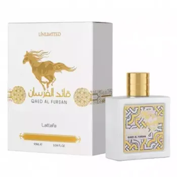 Perfume Masculino Árabe Qaed Al Fursan Unlimtted Lattafa Eau de Parfum - 90ml