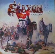 VINIL SAXON - CRUSADER - 1984 - COM ENCARTE (PRODUTO USADO - MUITO BOM)