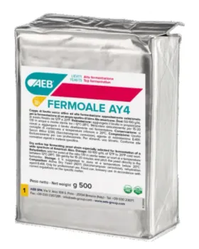 FERMOALE AY4 Embalagem de 500g sachê de 11,5g e caixa com 10x11,5g