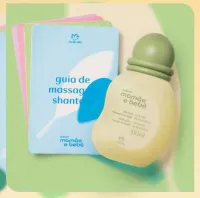 Óleo com Guias de Massagem no Bebê Mamãe e Bebê Natura - Foto 2