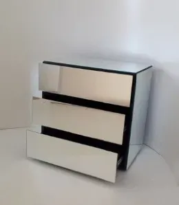 Mesa de Cabeceira Espelhada Soft