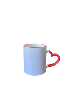 Caneca com Borda e Alça Coração - Foto 3