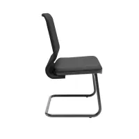 Kit com 2 Unidades Cadeira Aproximação Fluidy Tela Estrutura Sky - Foto 5