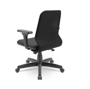 Poltrona Diretor Fluidy Tela Mecanismo Relax Base Giratória com Braços Reguláveis - Foto 2