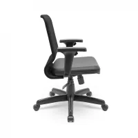 Poltrona Diretor Fluidy Tela Mecanismo Relax Base Giratória com Braços Reguláveis - Foto 5