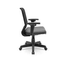 Cadeira Executiva Fluidy Tela Base Giratória com Braços Reguláveis - Foto 4