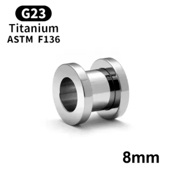 Alargador 8.0mm TITÂNIO com Rosca TIT25