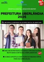 Apostila Pref Uberlândia Arquiteto 2025