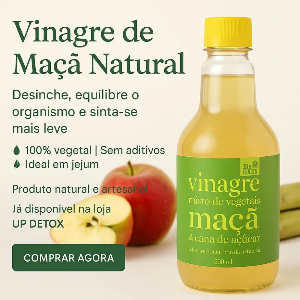 13456- Vinagre de Maçã Natural – 500ml 100% Vegetal | Sem Aditivos | Artesanal Imagem