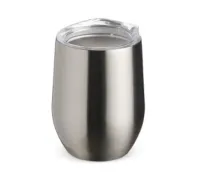 Copo térmico de inox 320ml com tampa de acrílico - Foto 4