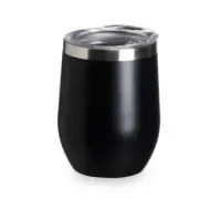 Copo térmico de inox 320ml com tampa de acrílico - Foto 5