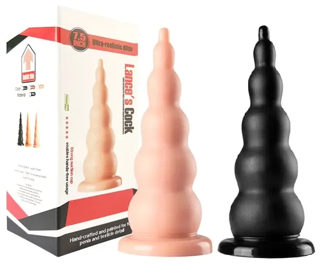 Plug Anal Escalonado com Ventosa LANCE’S COCK – AP-013