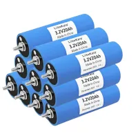 Kit com 10 unidades - Bateria LiitoKala 1-4PCS 3C 3.2V 20Ah Lifepo4 bateria sistema solar para trailers e barcos
