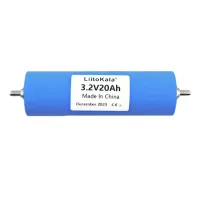Kit com 10 unidades - Bateria LiitoKala 1-4PCS 3C 3.2V 20Ah Lifepo4 bateria sistema solar para trailers e barcos - Foto 2