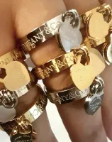 Anel New York pingente corações Tiffany&Co  - Foto 3