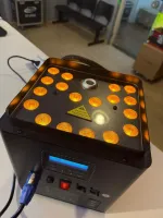 Maquina De Fumaça 3000w UP 18 Leds DE 15W RGBWA - DMX- 220V - Foto 3