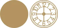  LR-994 1un. de cada - Aplique Decorativo MDF