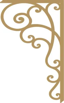 LR-996 4 und. - Aplique Decorativo MDF