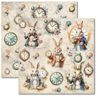 SC-952- Alice 5- Papel para Scrapbook Dupla Face 