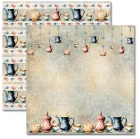 SC-956- Alice 9- Papel para Scrapbook Dupla Face