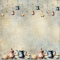 SC-956- Alice 9- Papel para Scrapbook Dupla Face - Foto 3