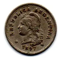 Argentina - 1897 - 10 Centavos