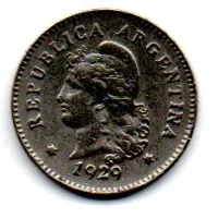 Argentina - 1929 - 10 Centavos